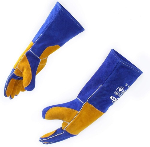 Fireproof leather gloves - 16",